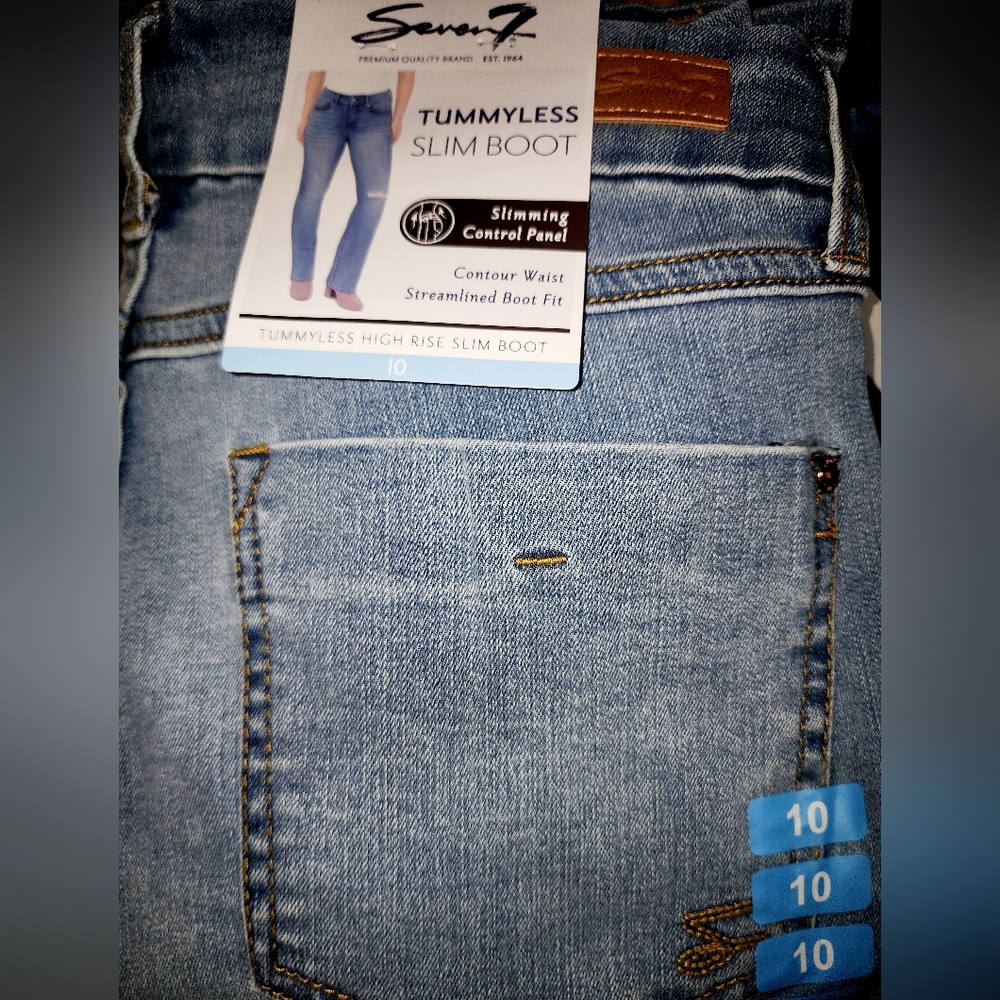 Seven 7 Tummyless high rise slim boot cut
